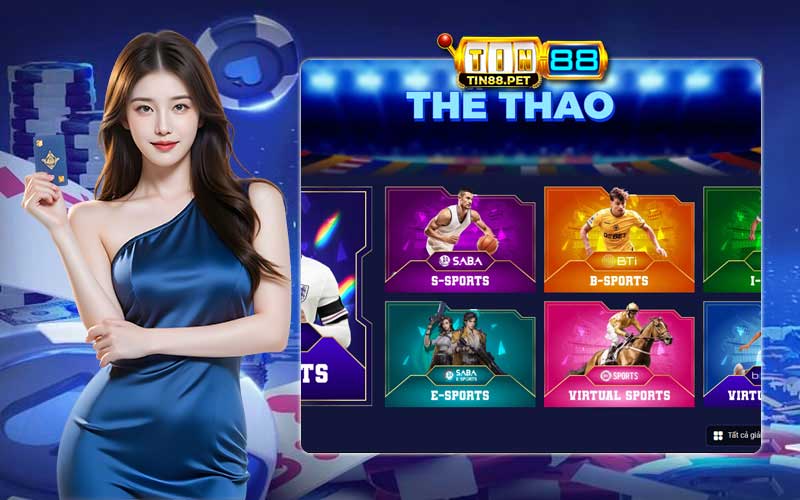 Tin88 có nhiều sảnh bóng đá thể thao